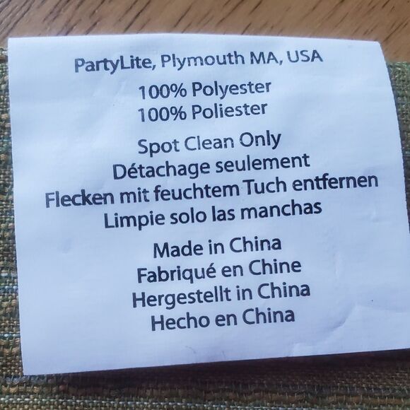 🔸️🔹️NWOT Partylite Siena Lights Reversible Placemat Set of 4 - Picture 10 of 11